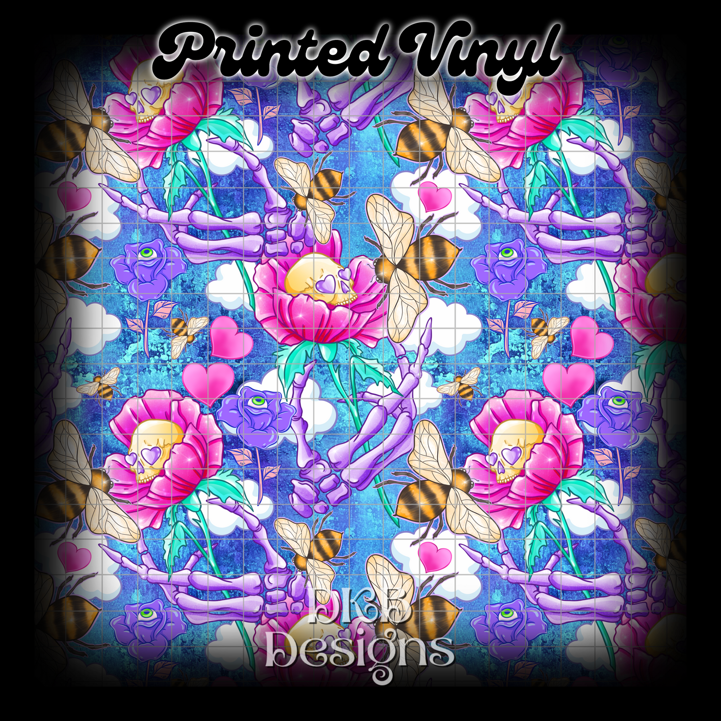 Bee mine Printed Vinyl (4 color ways)