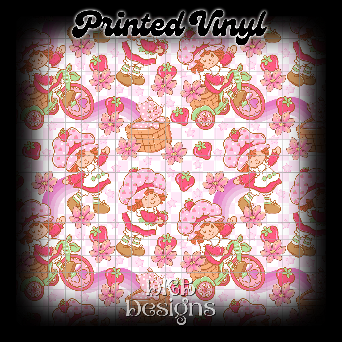 Strawberry Printed Vinyl (6 color ways)
