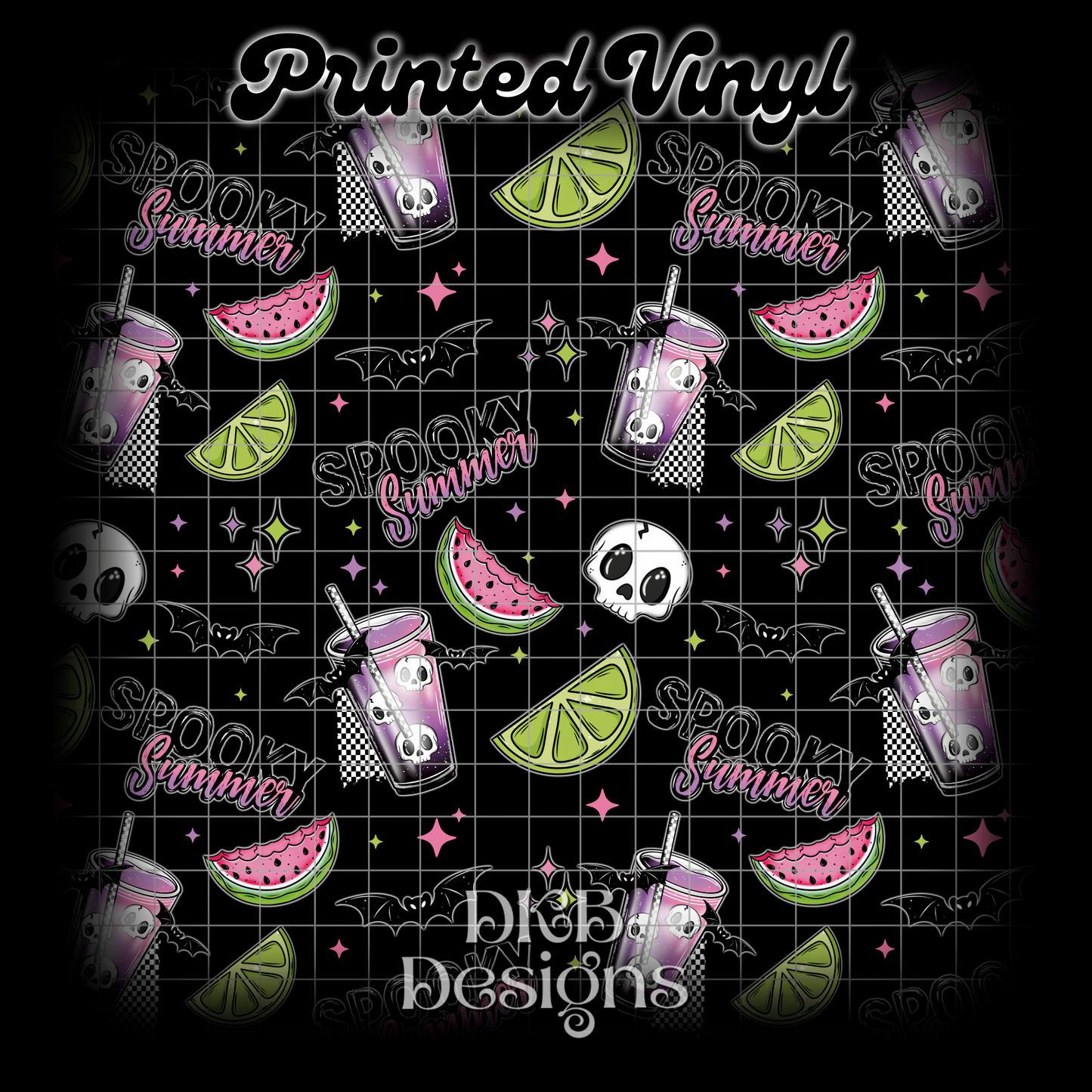 Spooky summer Printed Vinyl