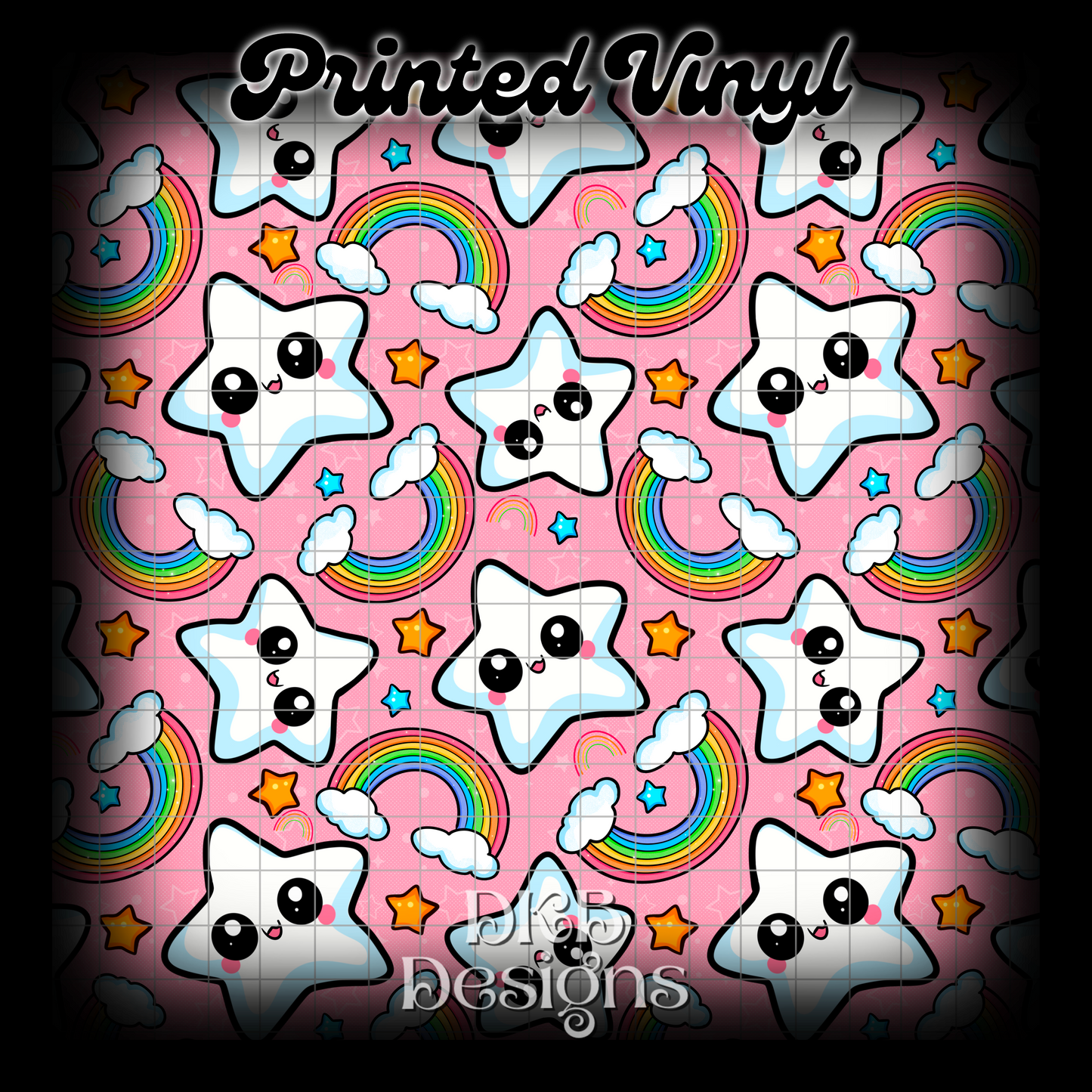 Be like a star Printed Vinyl