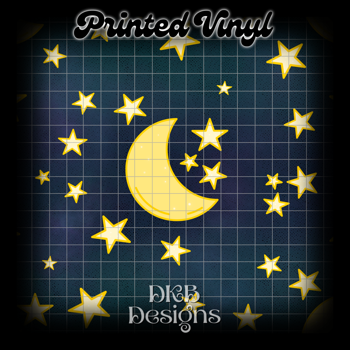 Stars Printed Vinyl