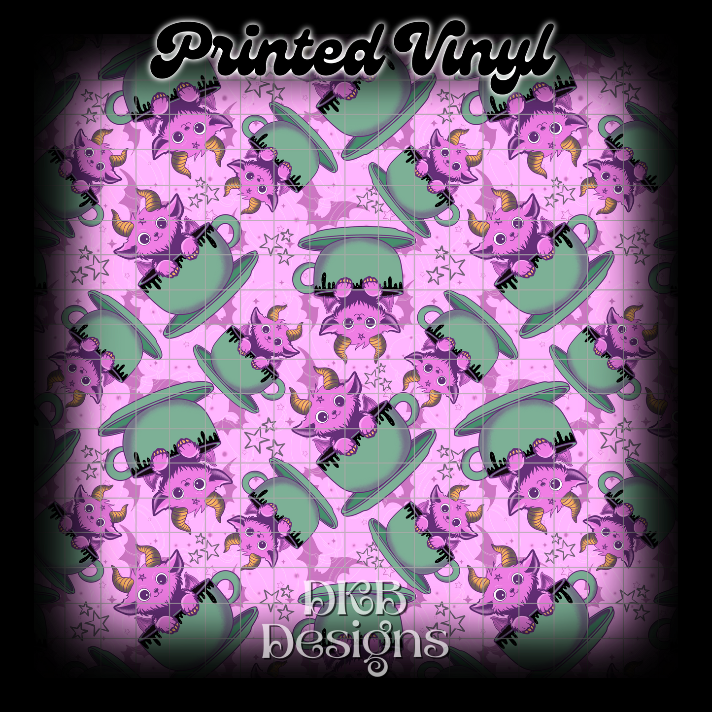 Baphy Magic coffee light Printed Vinyl