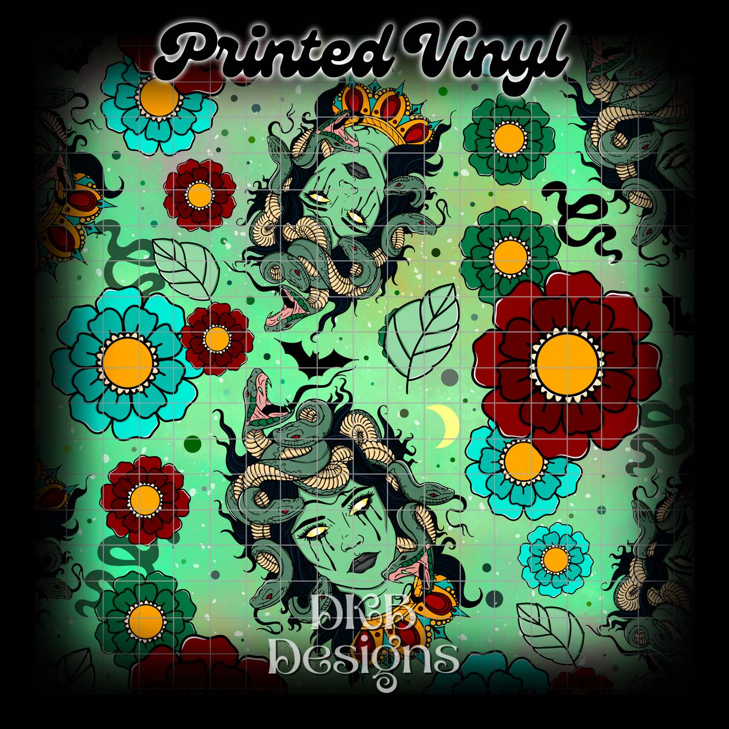 Medusa Printed Vinyl