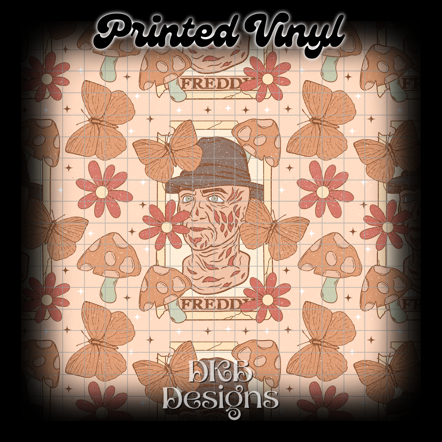 Spring horror F Printed Vinyl