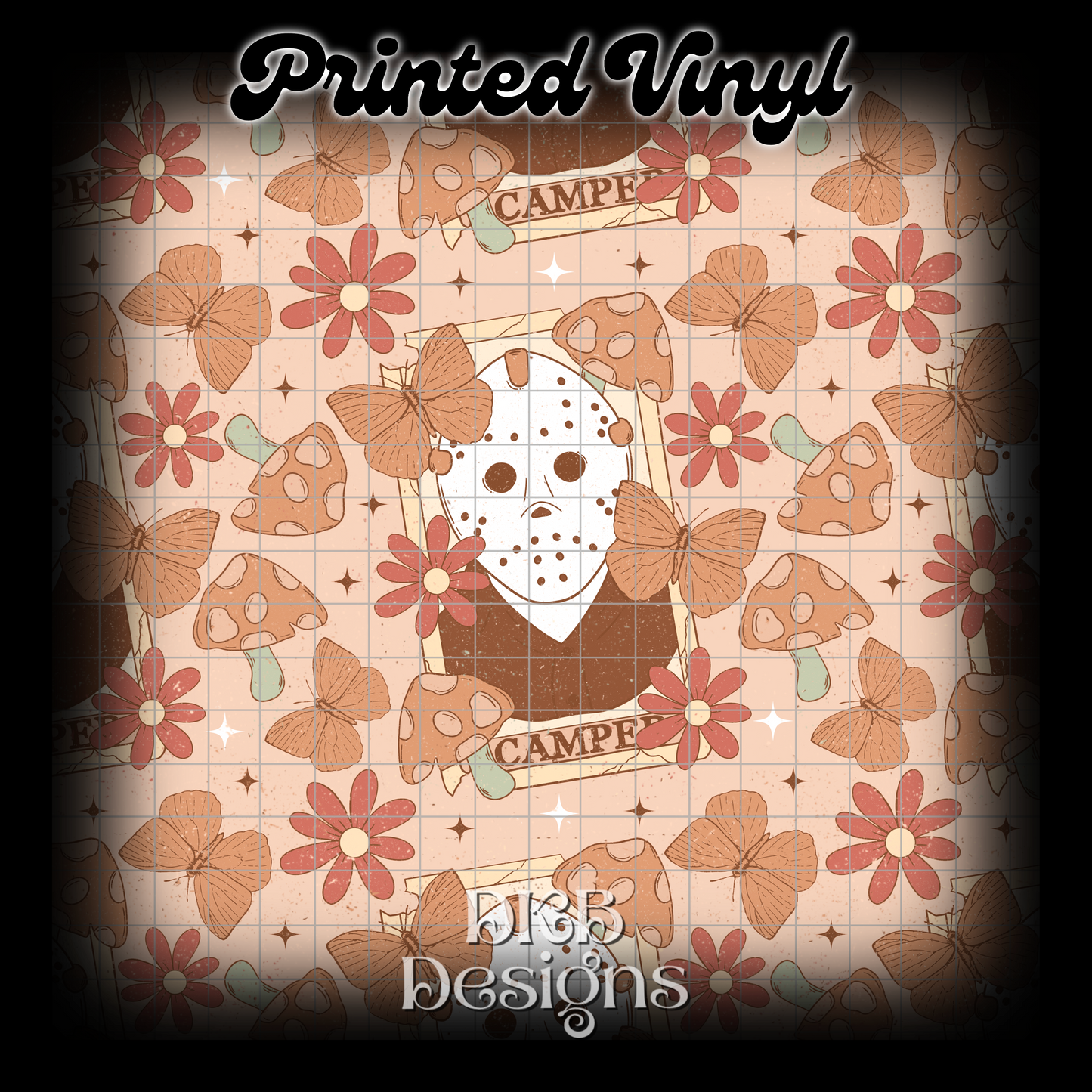 Spring horror J Printed Vinyl