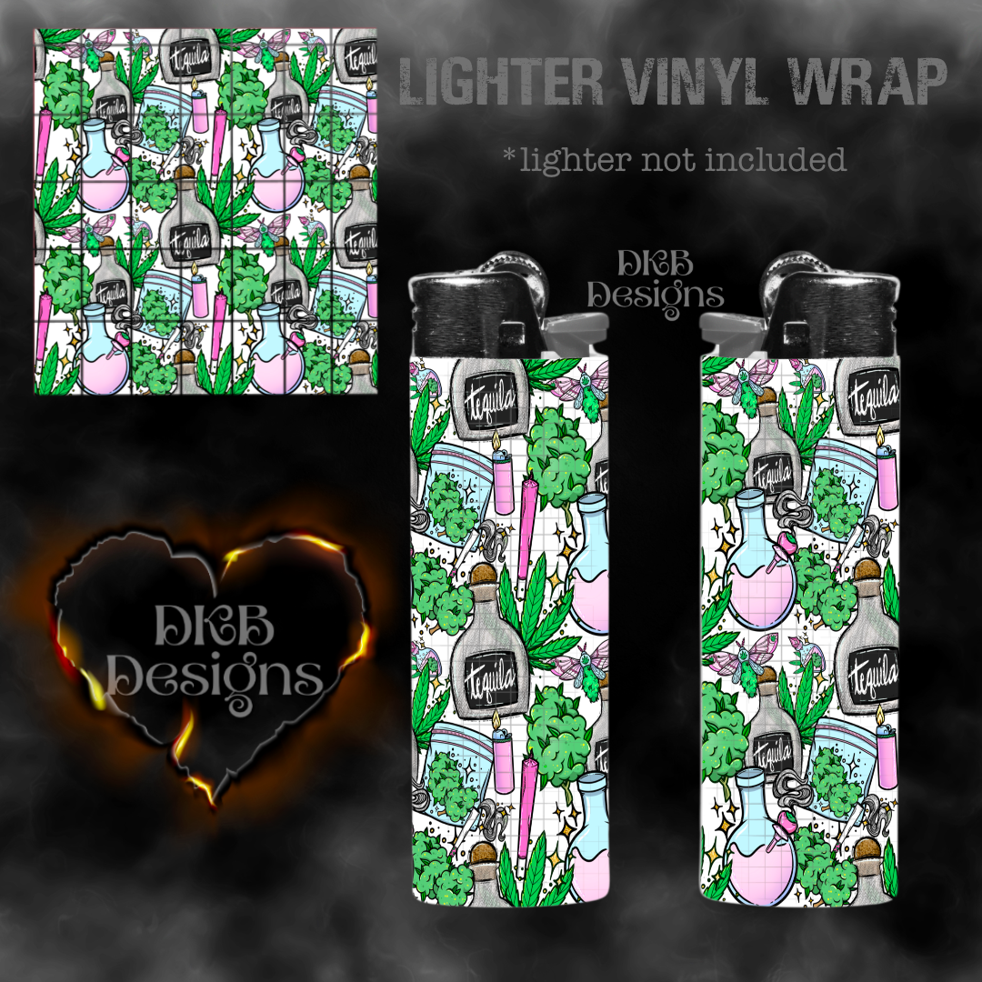 Tequila & Maryjane lighter vinyl wrap