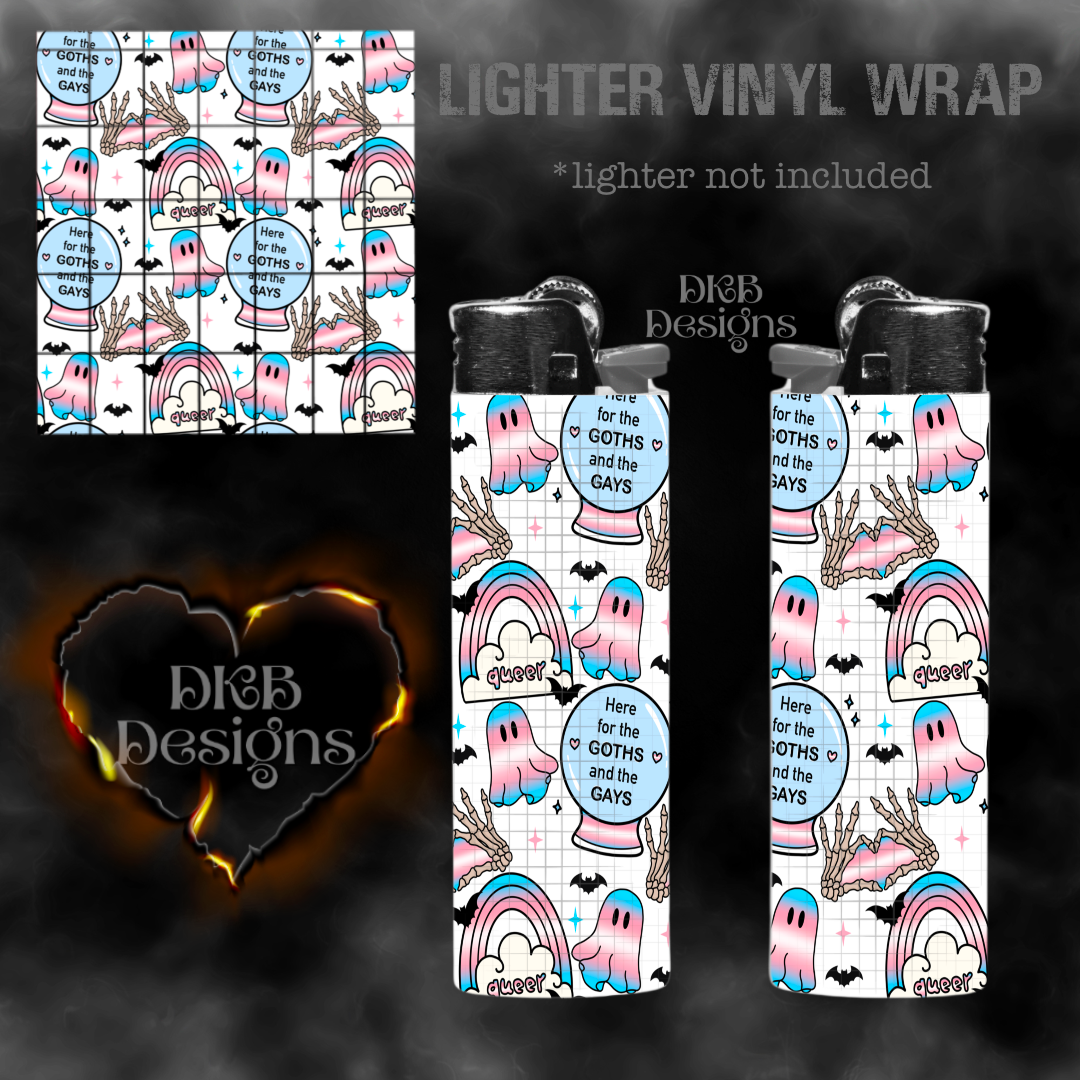 Goths and the gays lighter vinyl wrap
