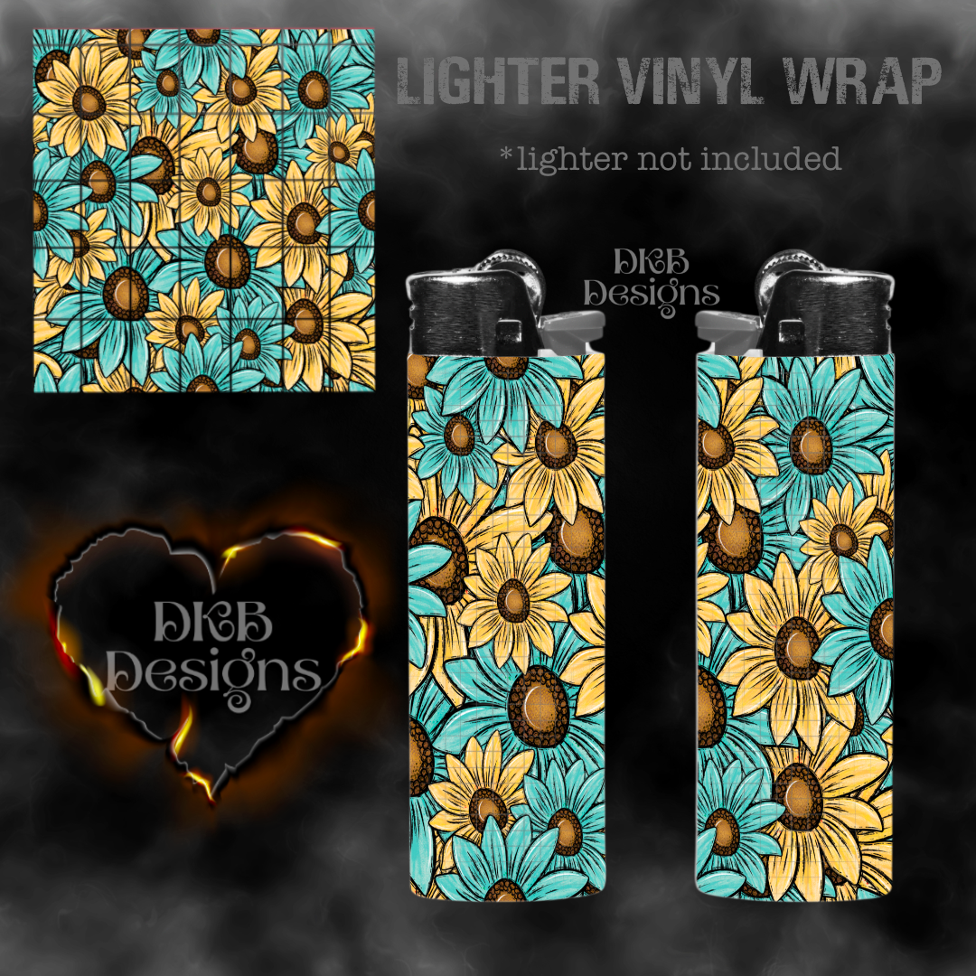Florals lighter vinyl wrap