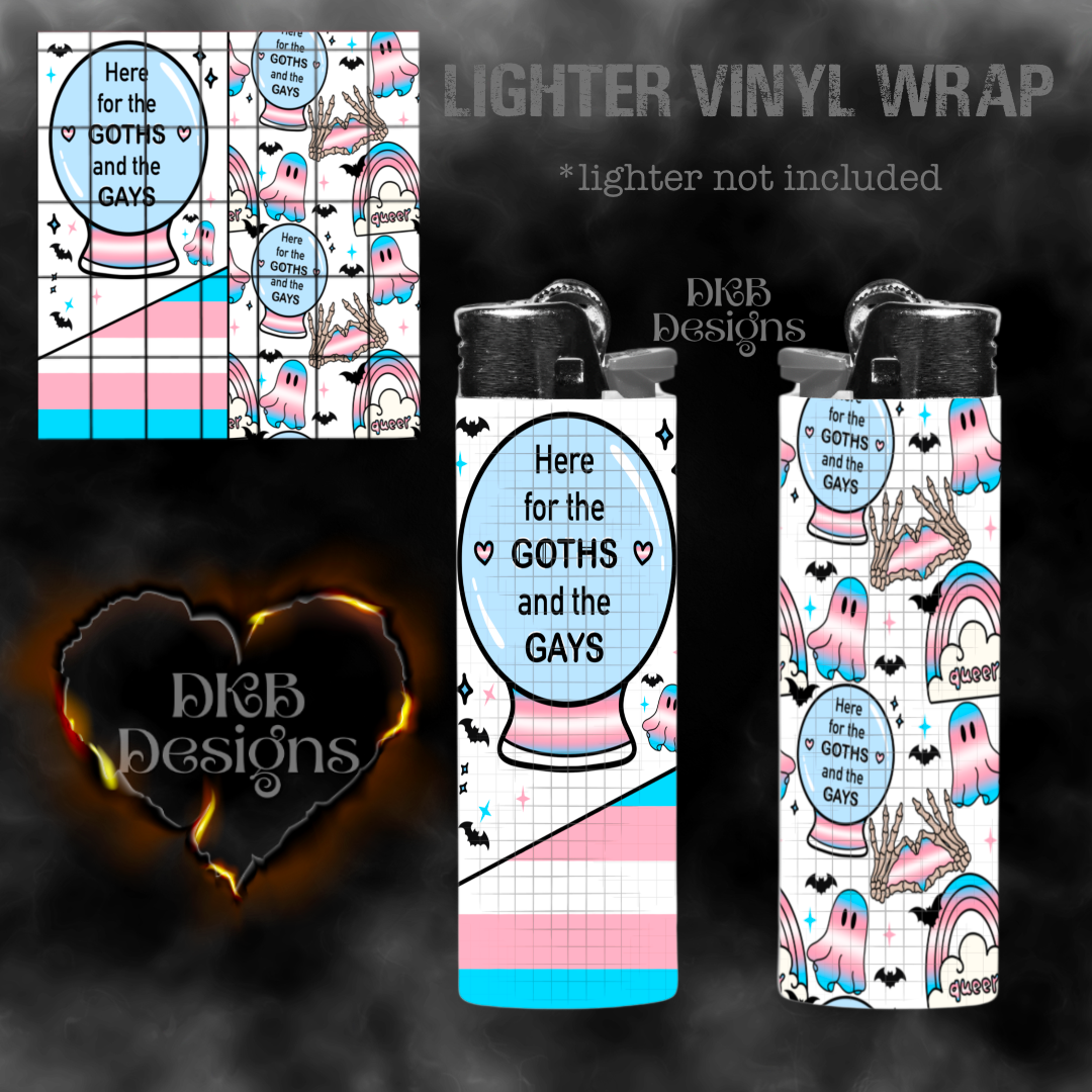 Goths and the gays lighter vinyl wrap