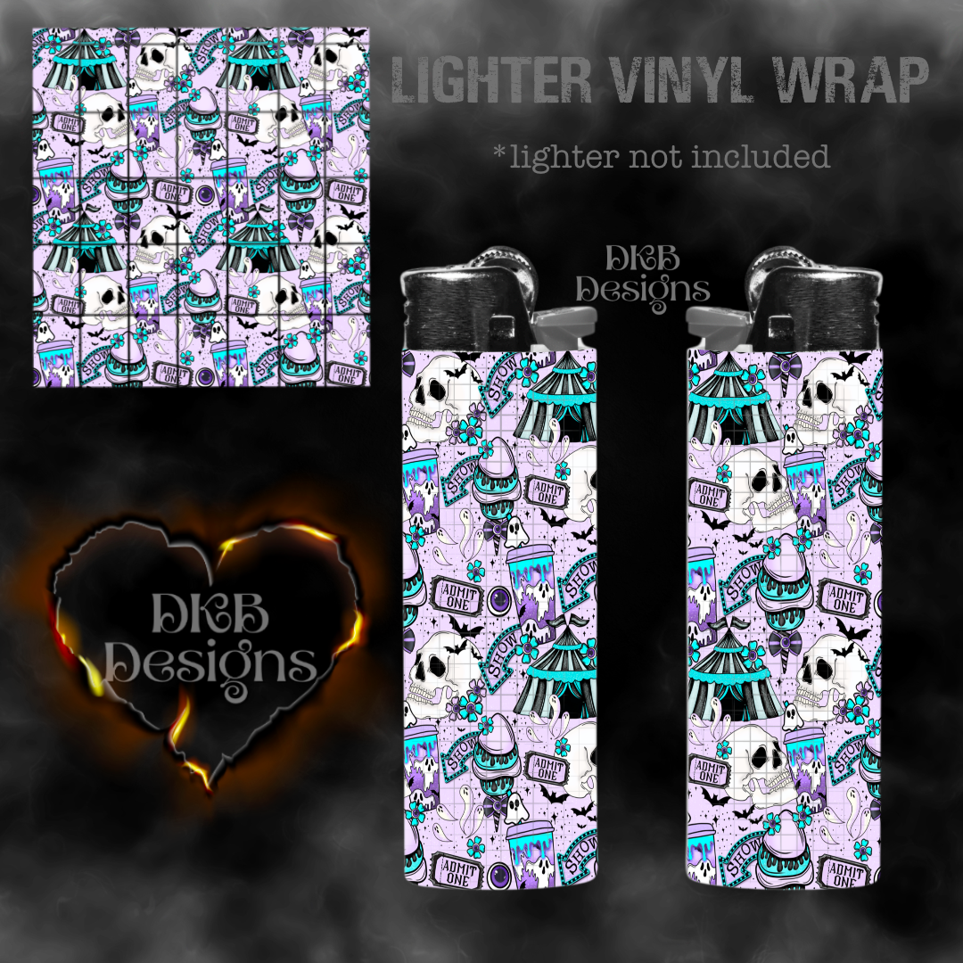 Show purple vinyl lighter wrap