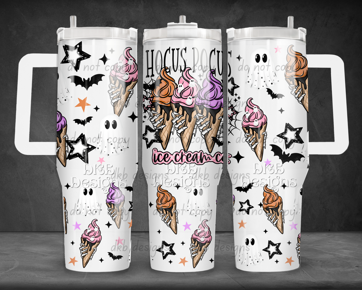 Hp ice cream 40oz Tumbler UV DTF