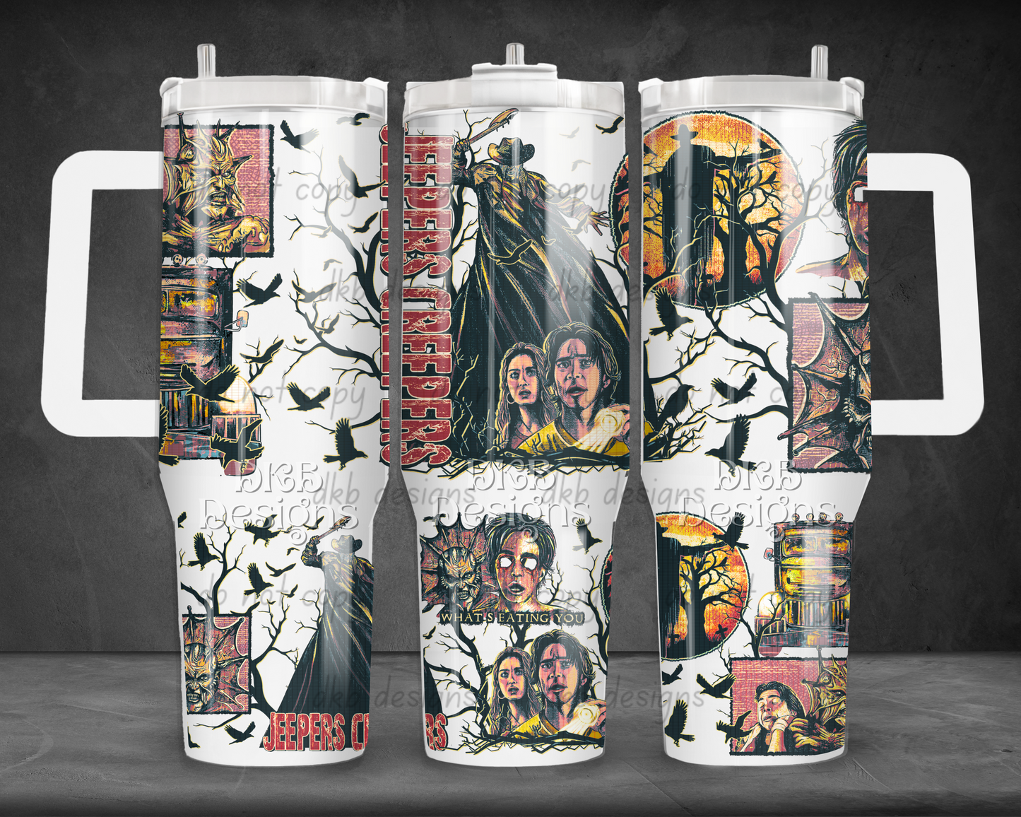Creeper 40oz Tumbler UV DTF