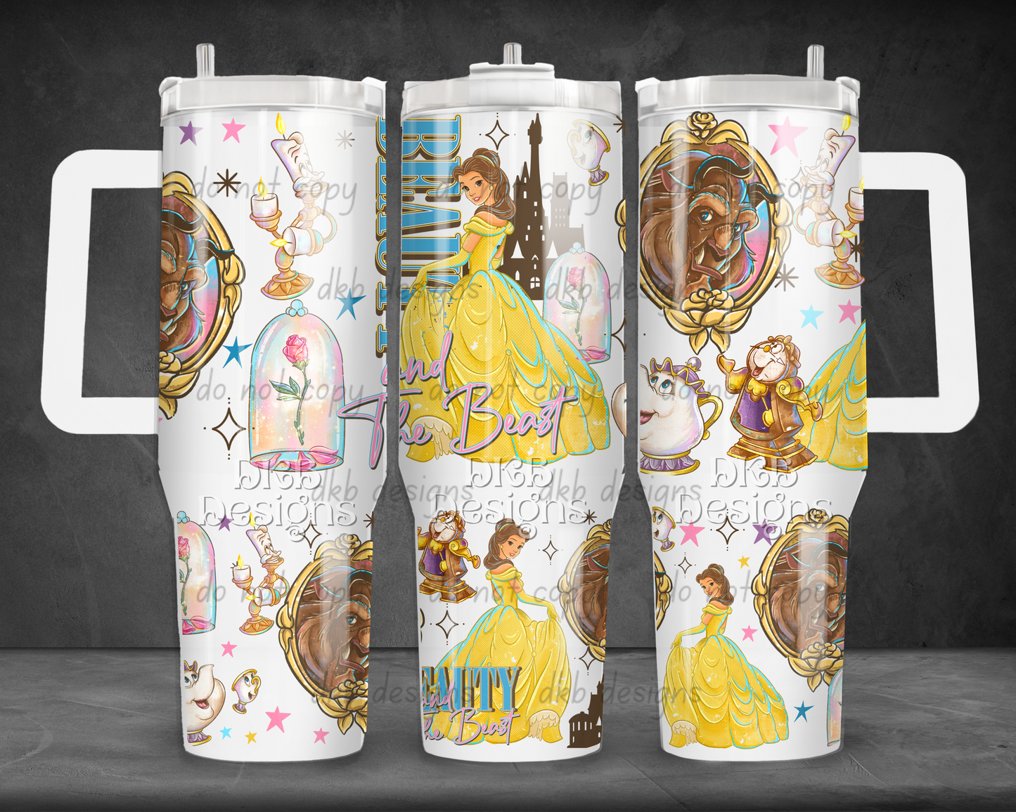 Beauty 40oz Tumbler UV DTF