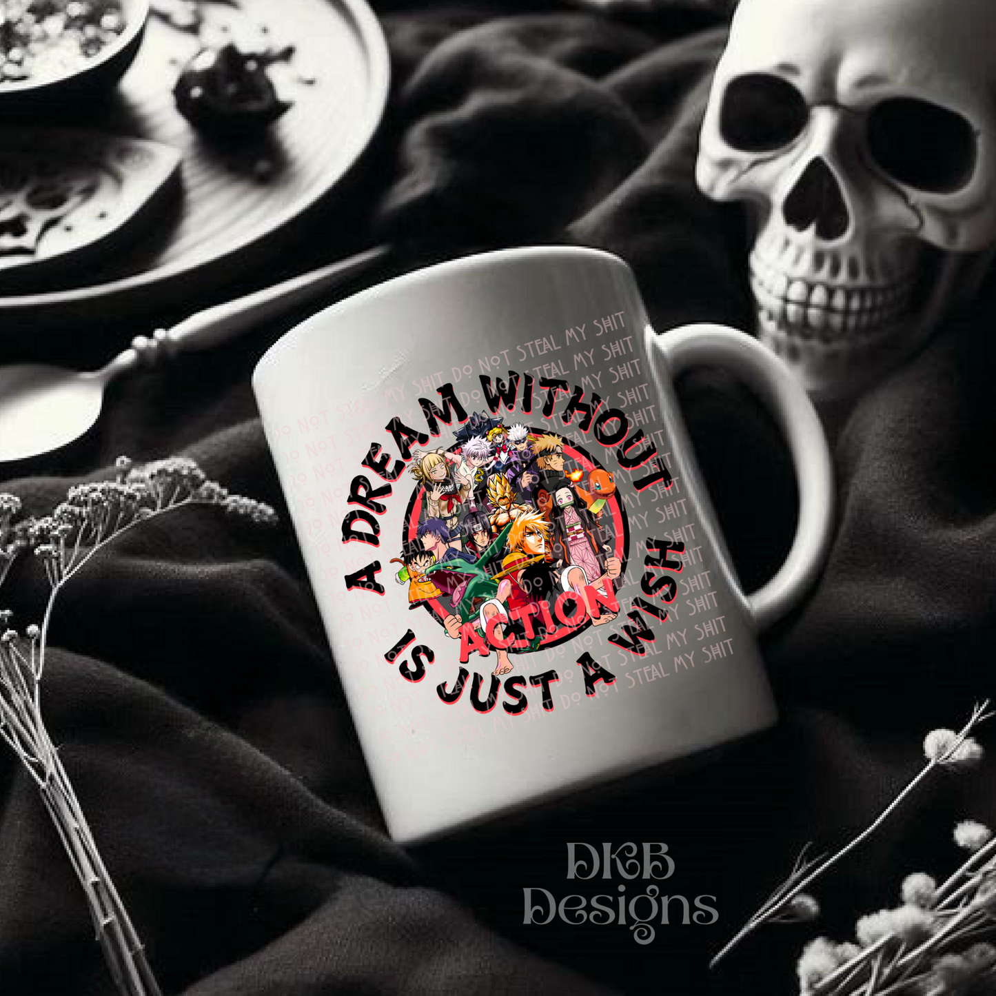 Just a wish black UV DTF