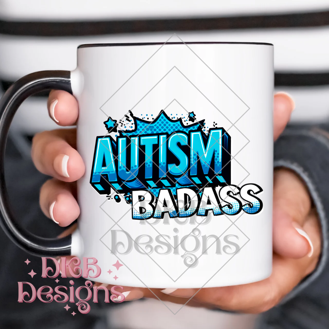 Autism badass UV DTF