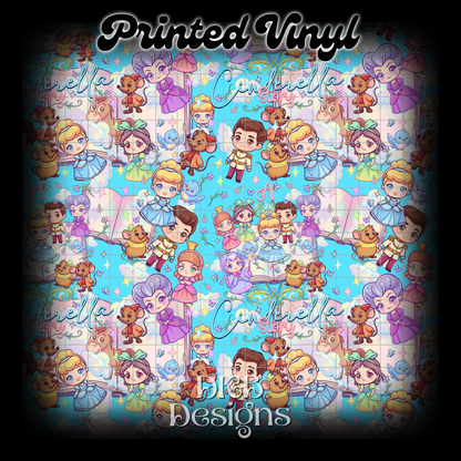 Princess Printed Vinyl (3 color ways)