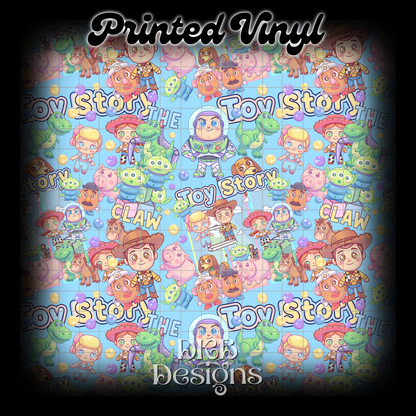 Toys Printed Vinyl (3 color ways)