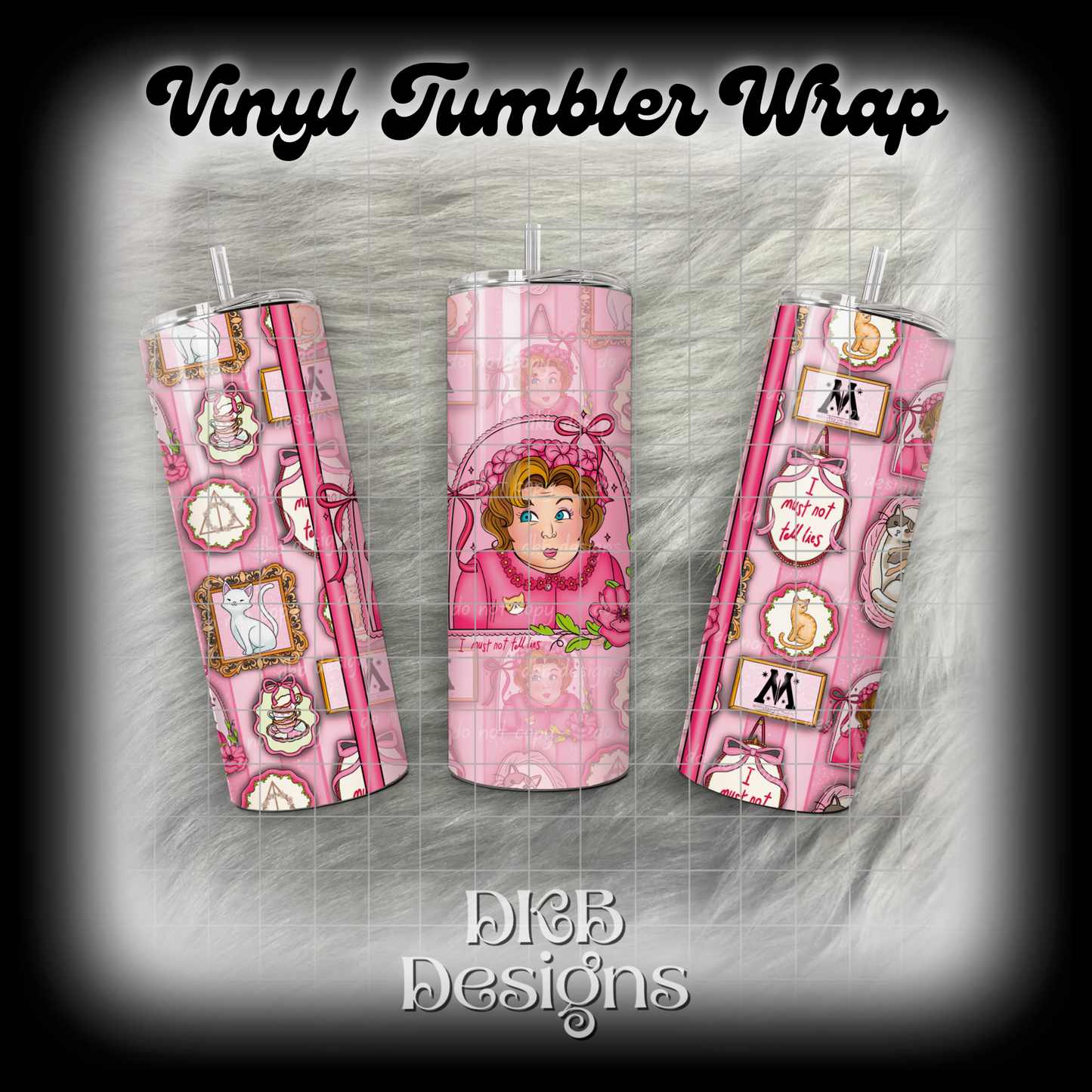 I will not tell lies vinyl tumbler wrap