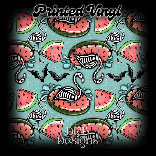 Float away no words Printed Vinyl