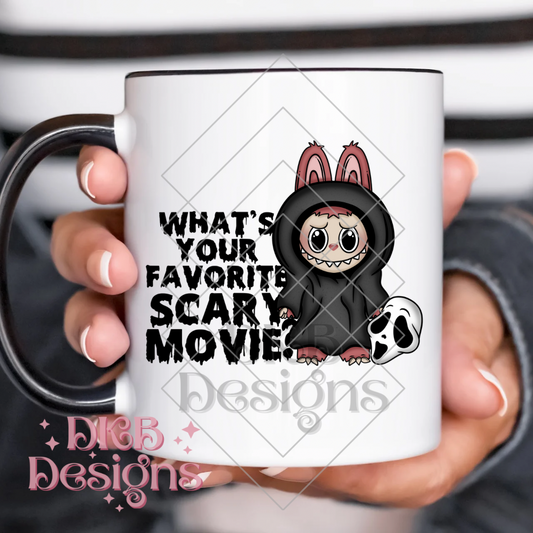 Horror monsters GF black UV DTF