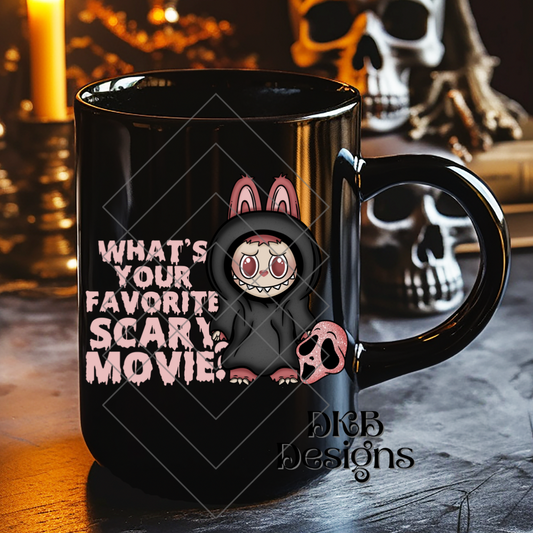 Horror monsters GF pink UV DTF