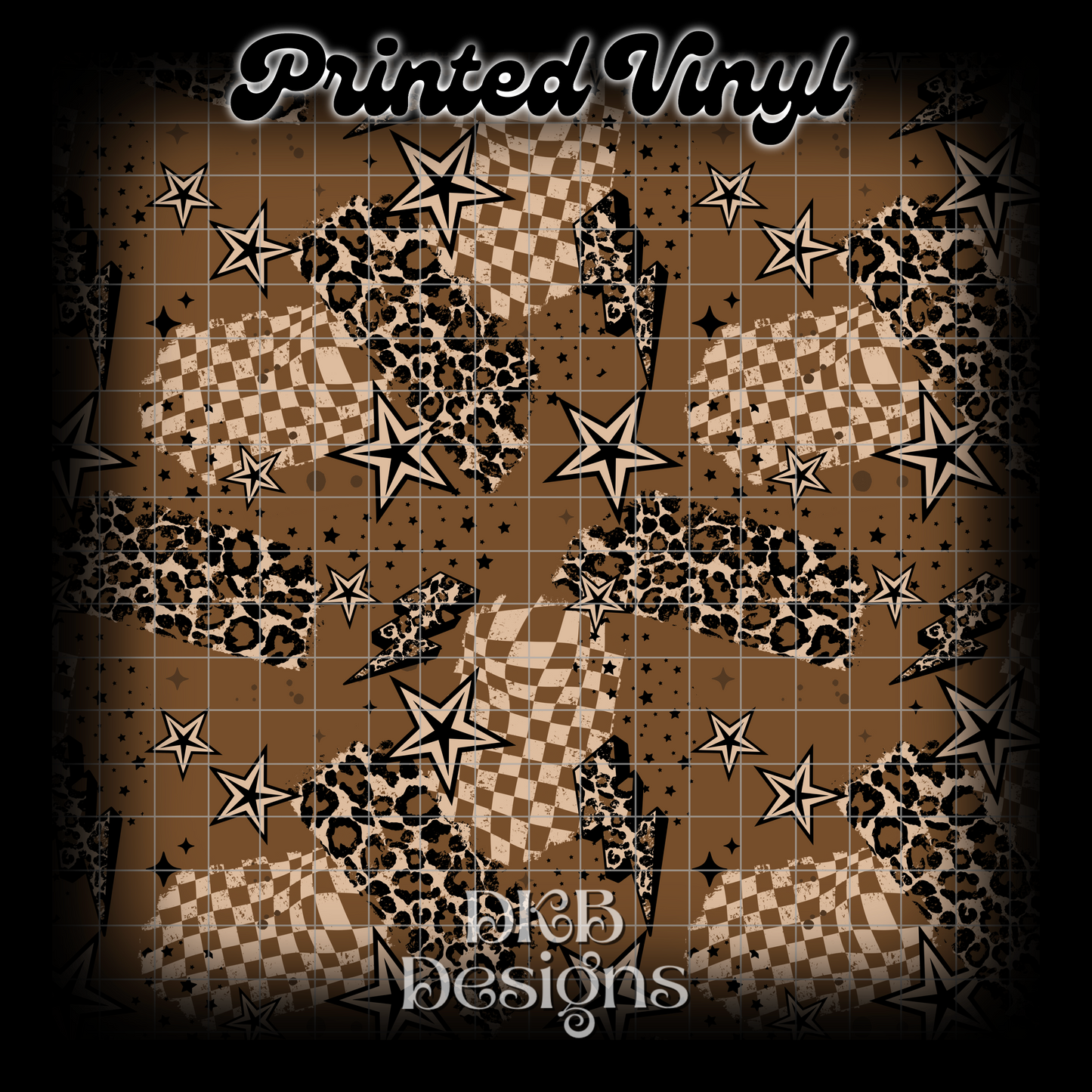 Cheetah checker Vinyl