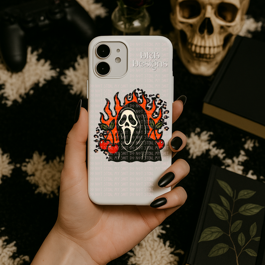 Leopard cherry UV DTF