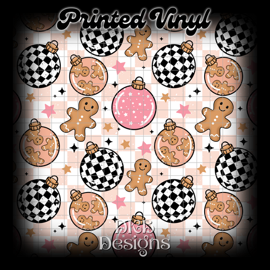 Pink Ornaments Vinyl