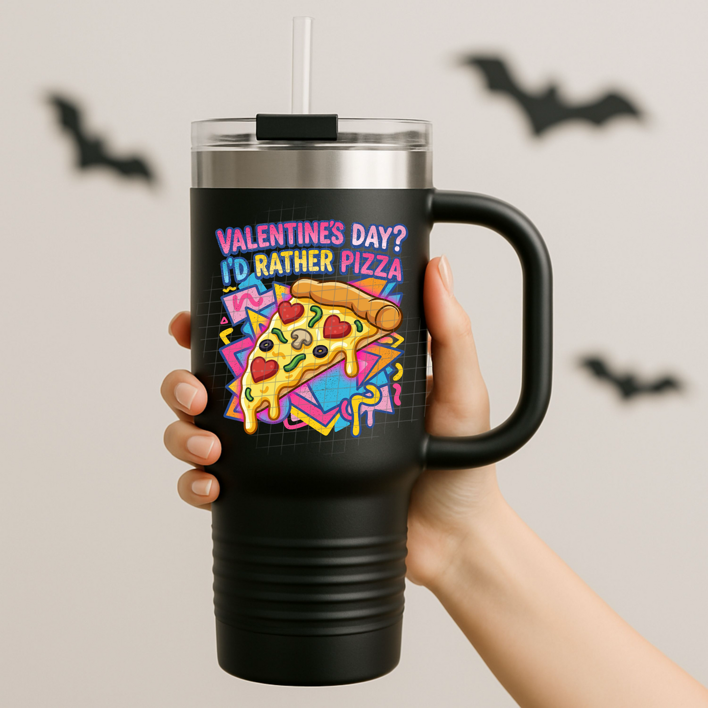 Pizza valentines day UV DTF