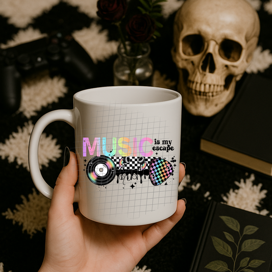 Music is my escape UV DTF