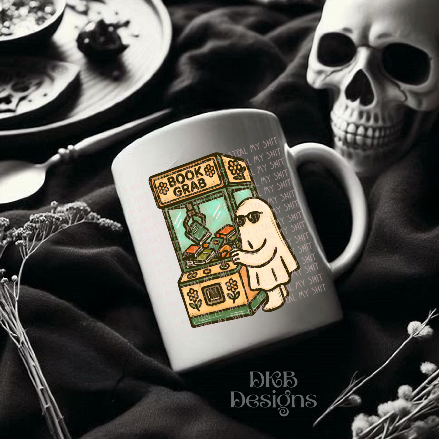 Book grab ghost UV DTF