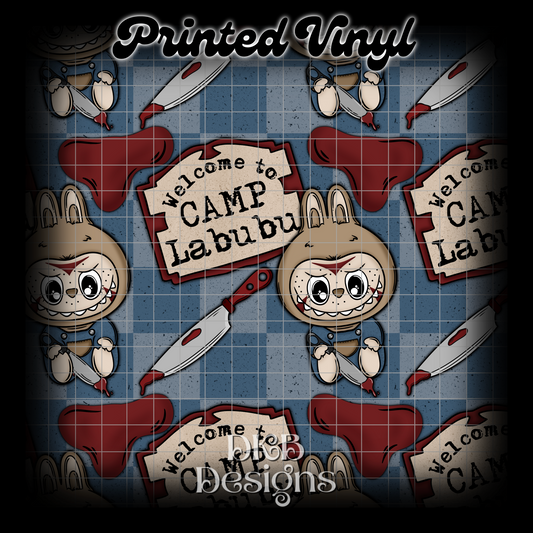 Horror monsters J Printed Vinyl