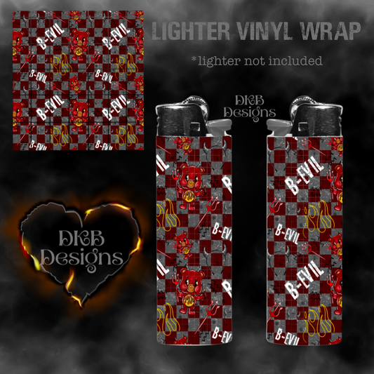 B evil lighter vinyl wrap