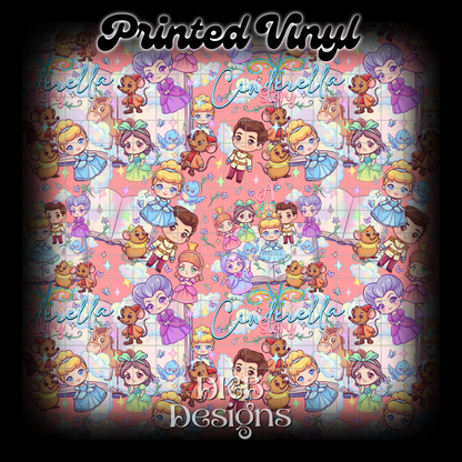 Princess Printed Vinyl (3 color ways)