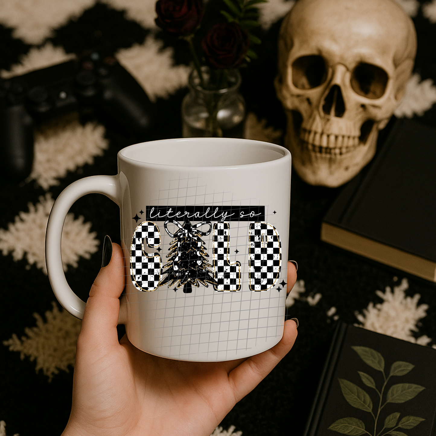 Literally so cold checker UV DTF