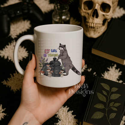 My Life is Trash UV DTF