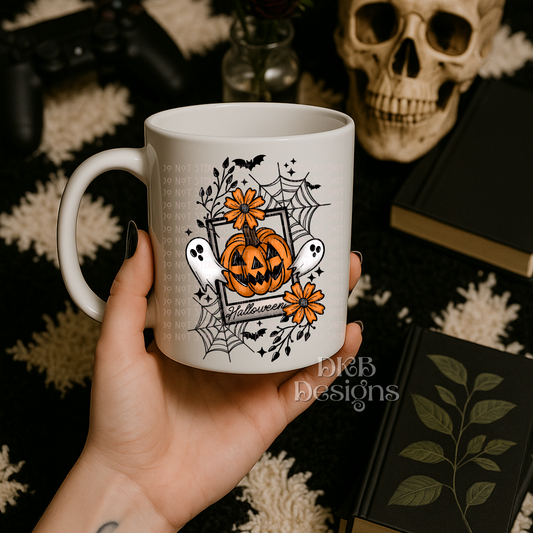 Halloween card UV DTF