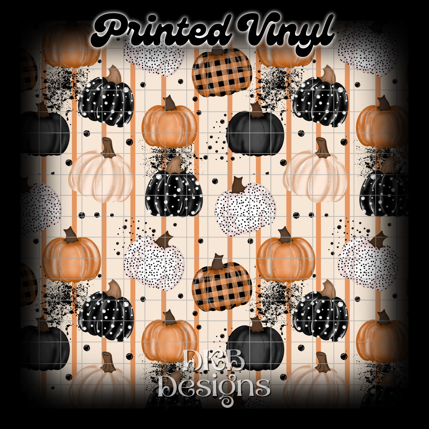 Patterned pumpkins Vinyl