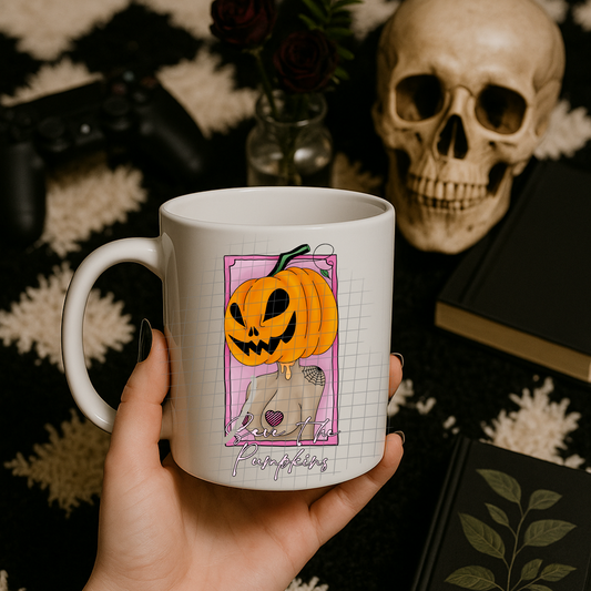 Save the pumpkins UV DTF