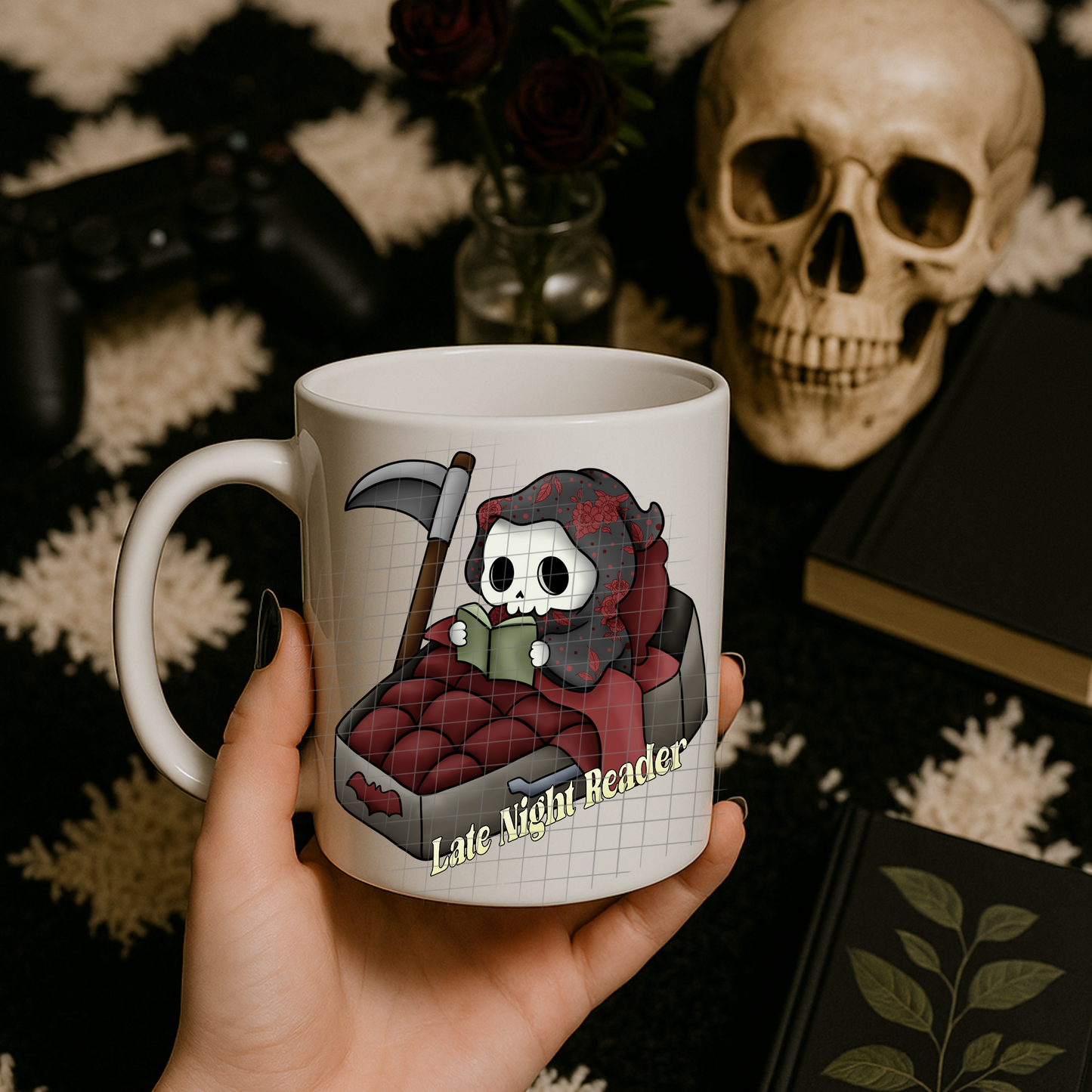 Late night reader UV DTF