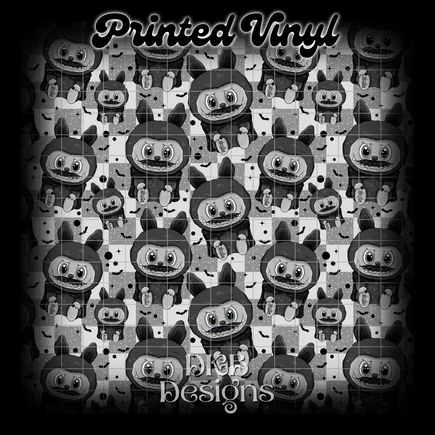 Horror monsters N Printed Vinyl