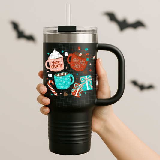 Christmas mugs UV DTF