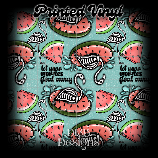 Float away Printed Vinyl