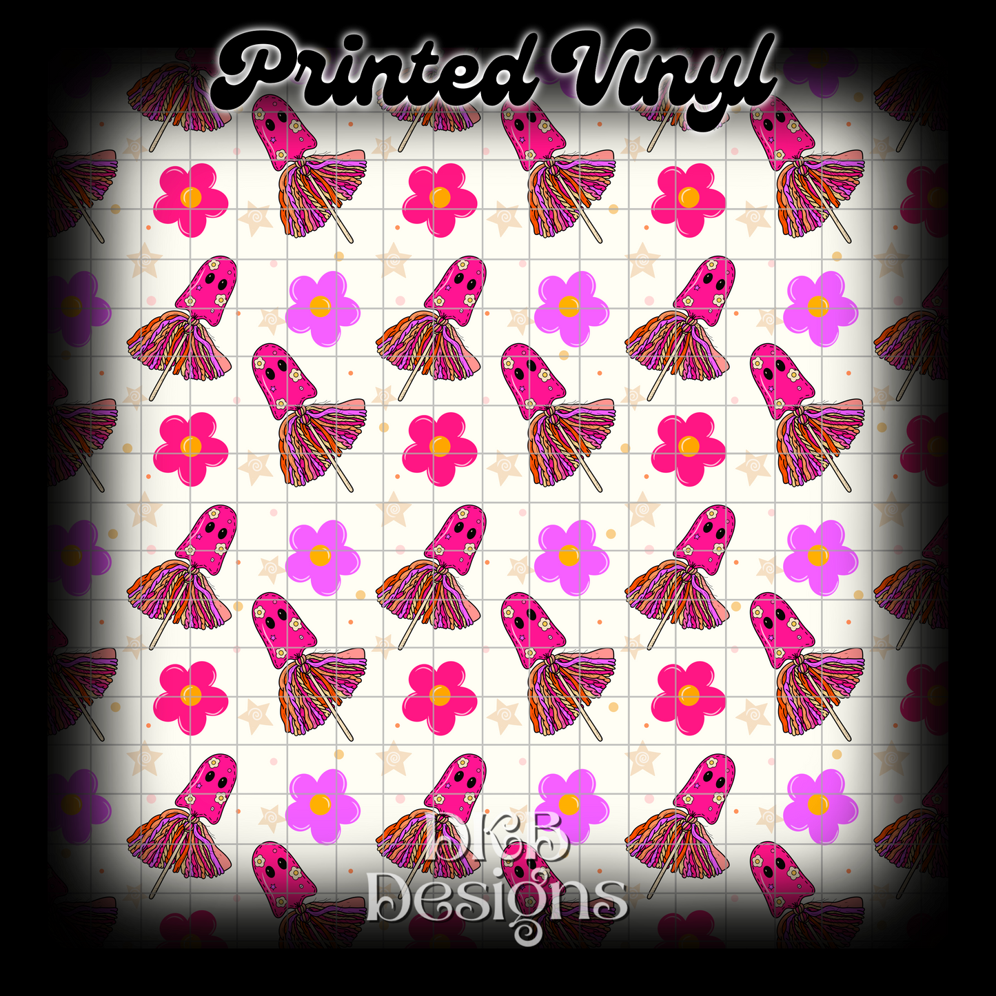 Halloween rattle Printed Vinyl