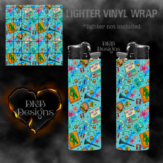 Squid lighter vinyl wrap