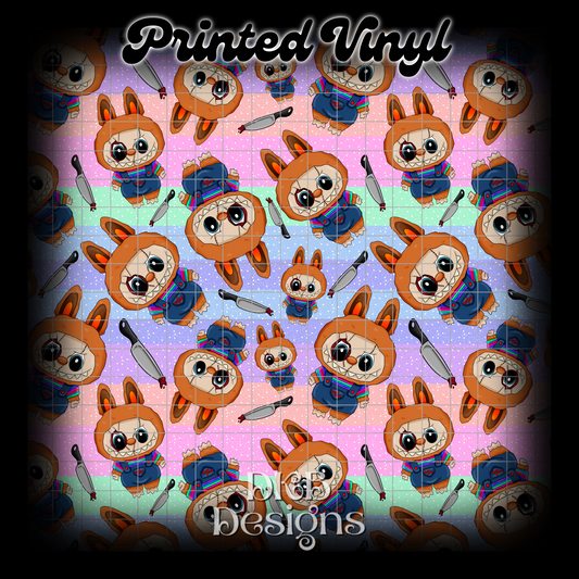 Horror monsters doll Printed Vinyl