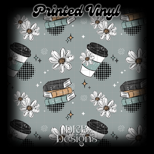 Books and coffee Vinyl