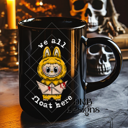 Horror monsters g white UV DTF