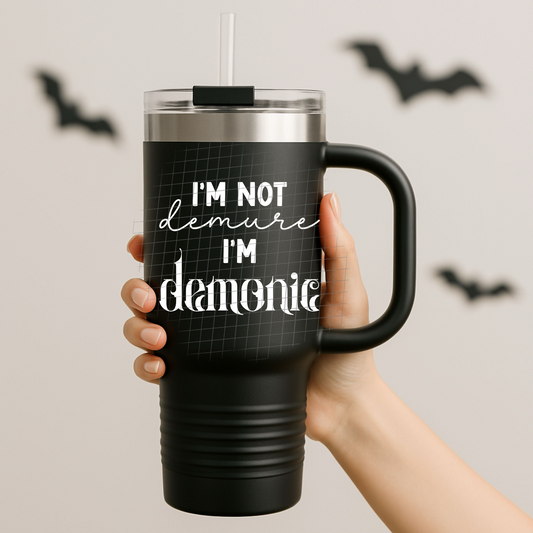 Demonic white UV DTF