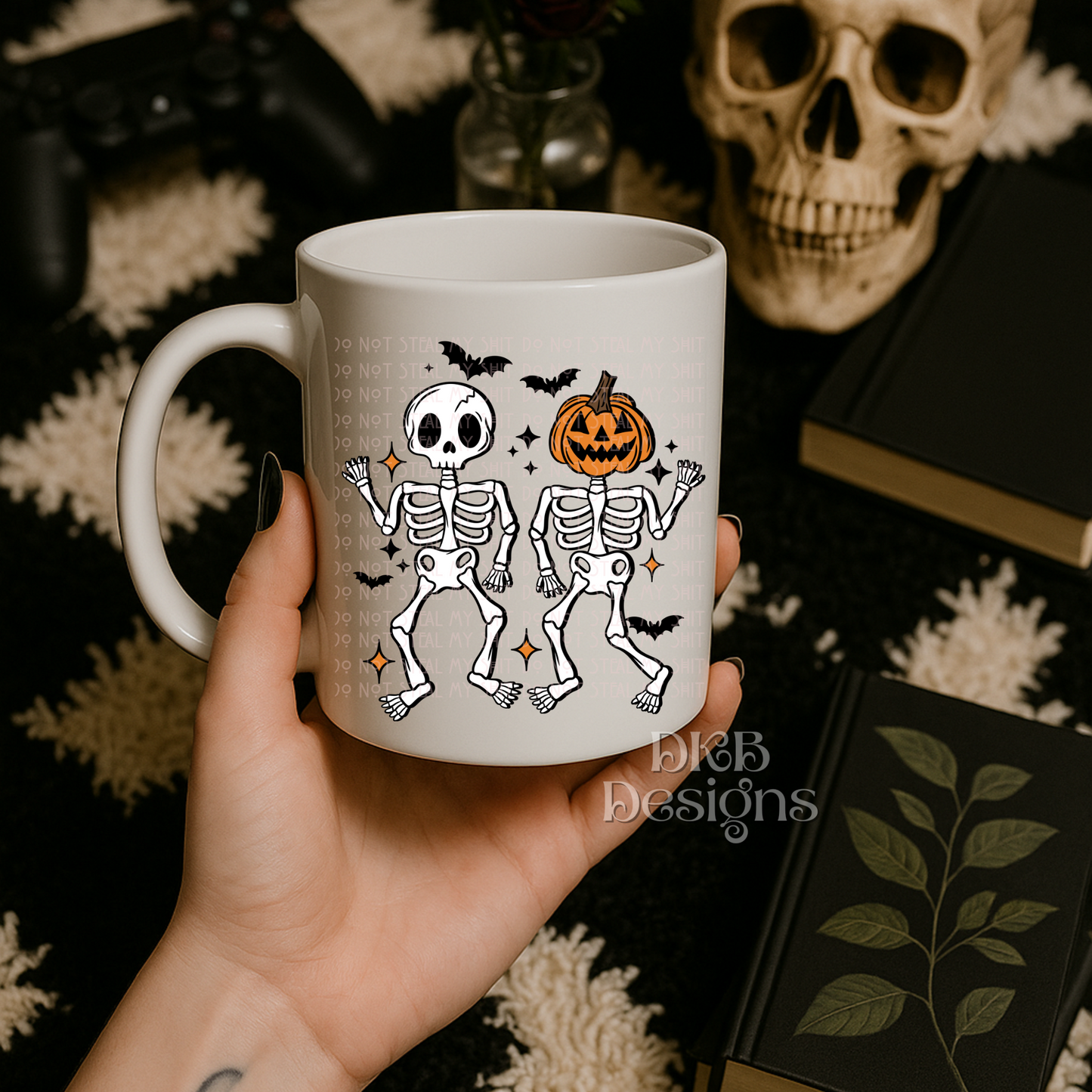 Halloween skellies UV DTF